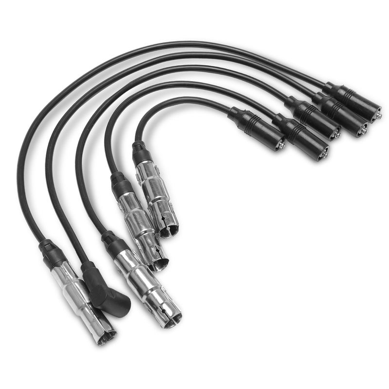 5x Spark Plug Wire Sets for Volkswagen Golf Jetta Passat Cabrio 1995-2002 2.0L
