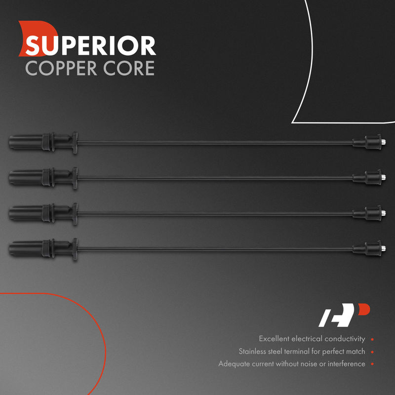 4x Spark Plug Wire Sets for Subaru Impreza 1993-1996 1.8L 2.2L Petrol