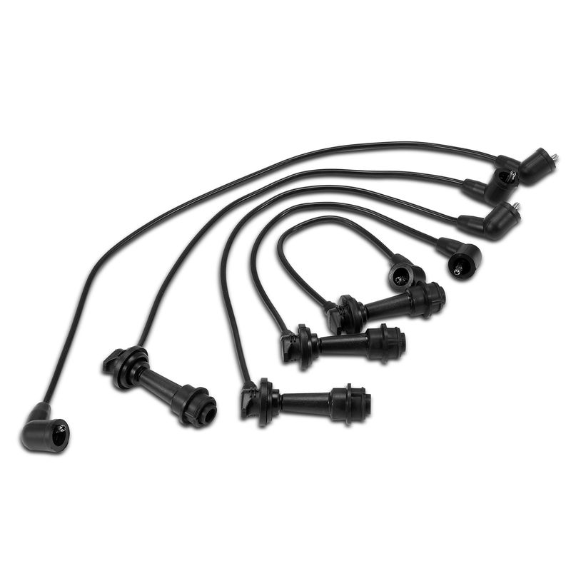 5x Spark Plug Wire Set for Toyota Corolla 1990-1991 Geo Prizm 90-92 L4 1.6L 5mm