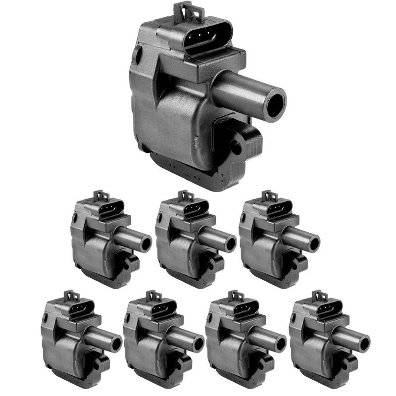 8x Ignition Coils with 4 Pins for Chevy Corvette 97-04 Silverado Sierra 3500