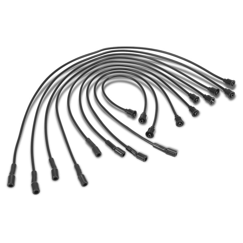 9x Spark Plug Wire Set for Jeep CJ5 1972-1973 J-2500 Wagoneer AMC Matador Rebel