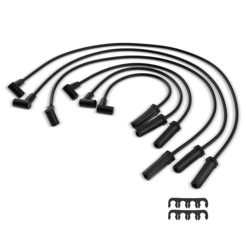 6x Spark Plug Wire Set for Buick Century 1989-1991 Skylark Oldsmobile Pontiac