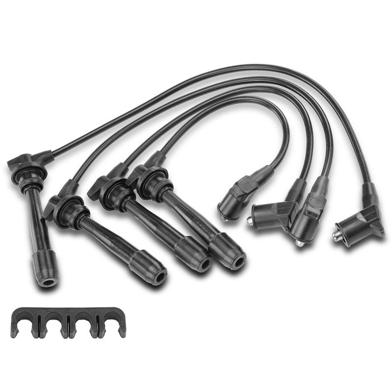 4x Spark Plug Wire Set for Hyundai Accent 1997 L4 1.5L 2001-2005 L4 1.6L DOHC