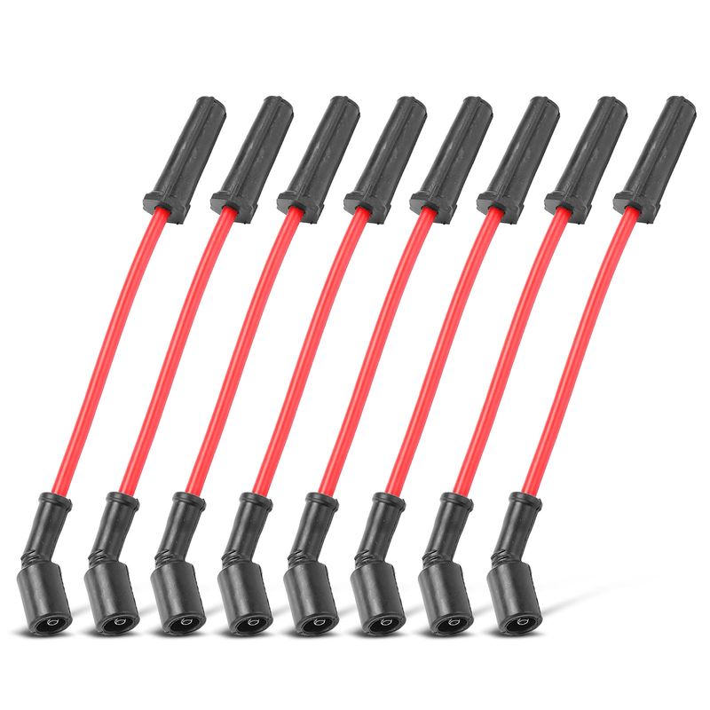 8x Spark Plug Wire Set for Chevrolet Camaro 98-02 Corvette Pontiac Firebird 5.7L