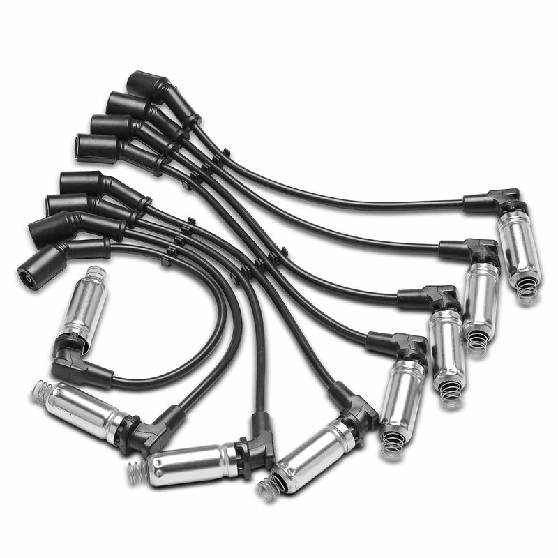 8x Spark Plug Wire Set for Chevrolet Silverado 1500 14-21 GMC Sierra Cadillac