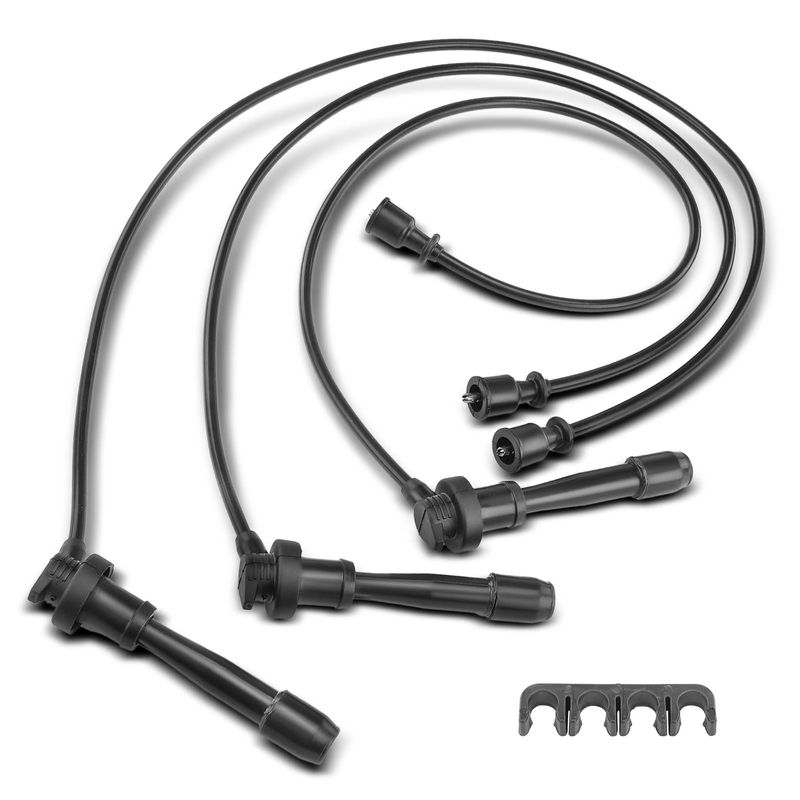 3x Spark Plug Wire Set for Kia Sorento 2003-2006 V6 3.5L DOHC 7mm