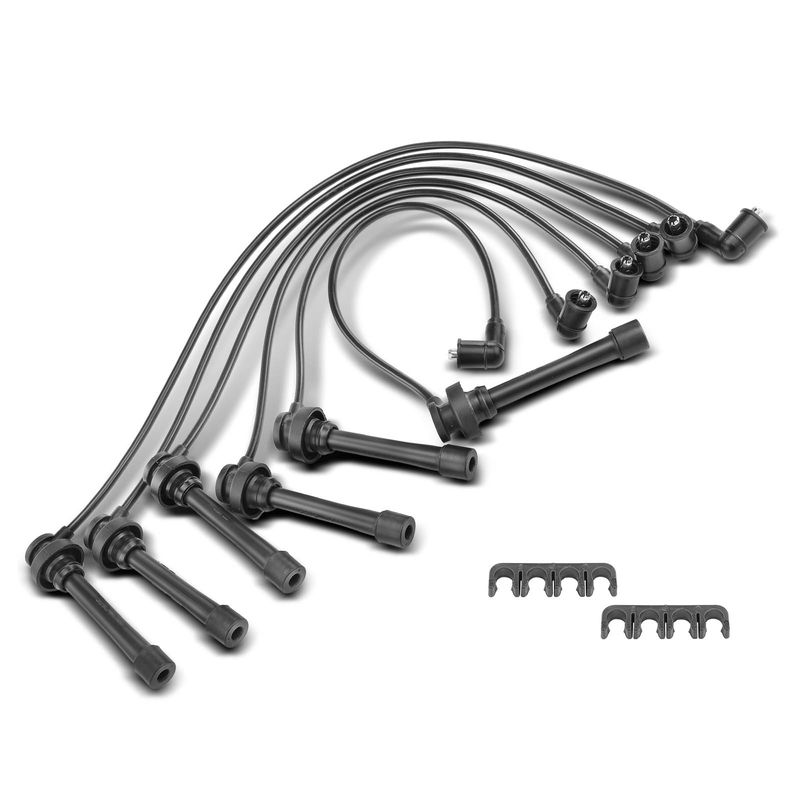 6x Spark Plug Wire Set for Mitsubishi Diamante 1997-2004 V6 3.5L 7mm