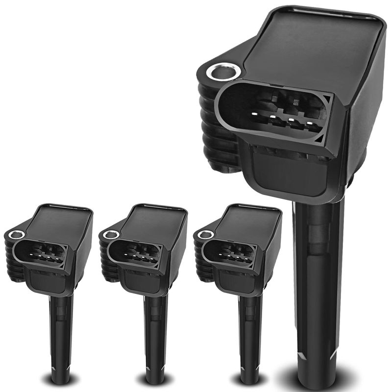 4x Ignition Coils for VW Audi A3 Quattro Q7 Golf Jetta Passat Tiguan