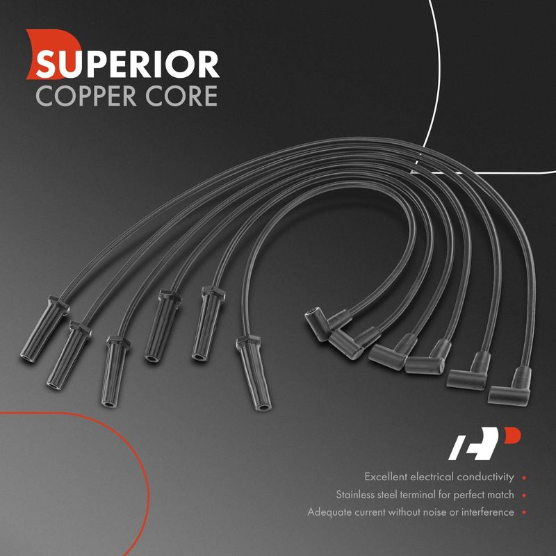 6x Spark Plug Wire Set for Chevrolet Impala Monte Carlo Buick Olds Pontiac 2000
