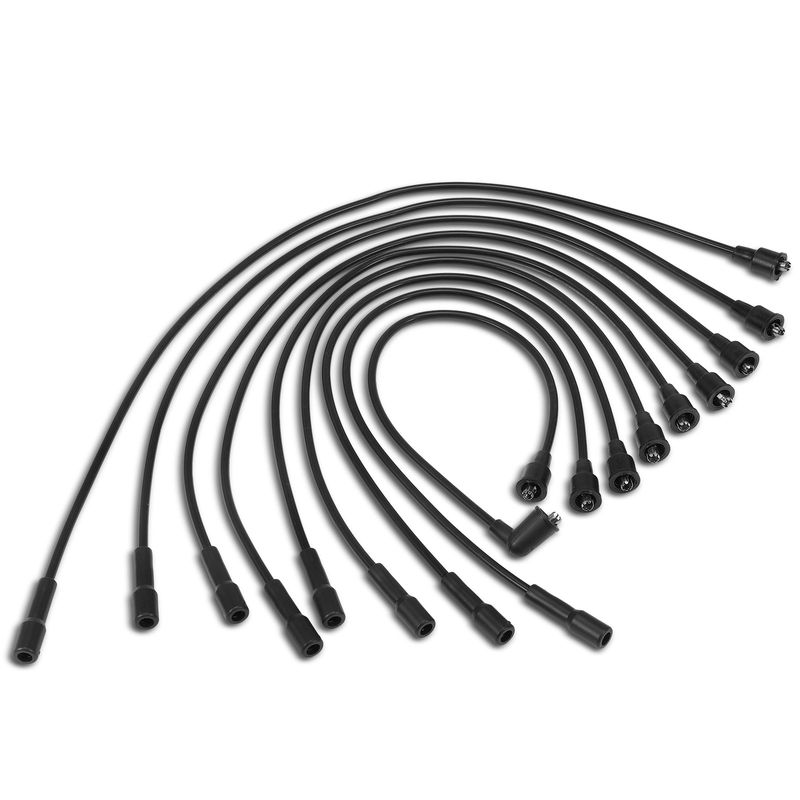 9x Spark Plug Wire Set for Jeep Grand Wagoneer 1987-1991 J10 J20 V8 5.9L 7mm