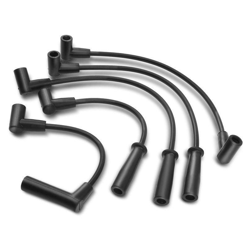 5x Spark Plug Wire Set for Jeep Cherokee 91-00 Wrangler TJ Dodge Dakota L4 2.5L