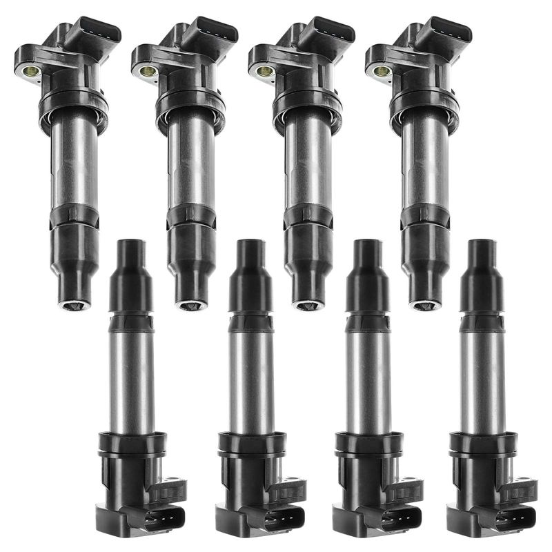 8x Ignition Coils with 4 Pins for Buick Lucerne Cadillac DTS SRX STS XLR 07-11