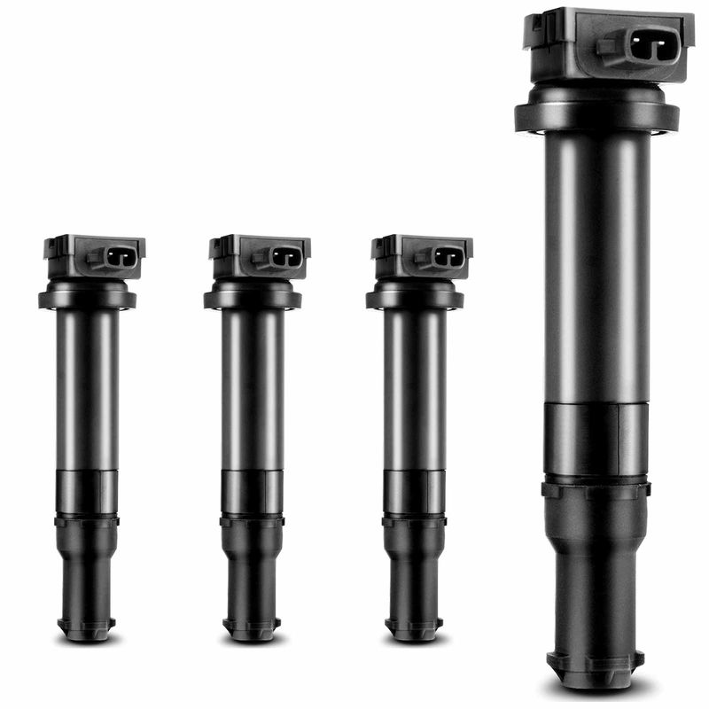 4x Ignition Coils with 2 Pins for Hyundai Accent Rio Rio5 L4 1.6L 2006-2011