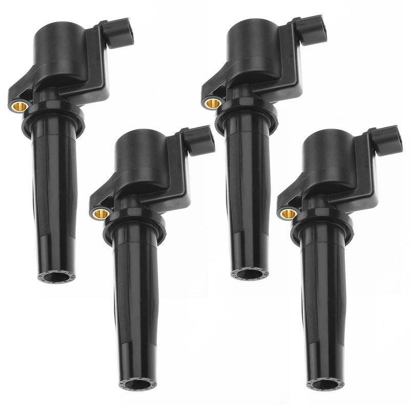 4x Ignition Coils with 2 Pins for Ford Escape 09-19 C-Max Fusion Milan Tribute