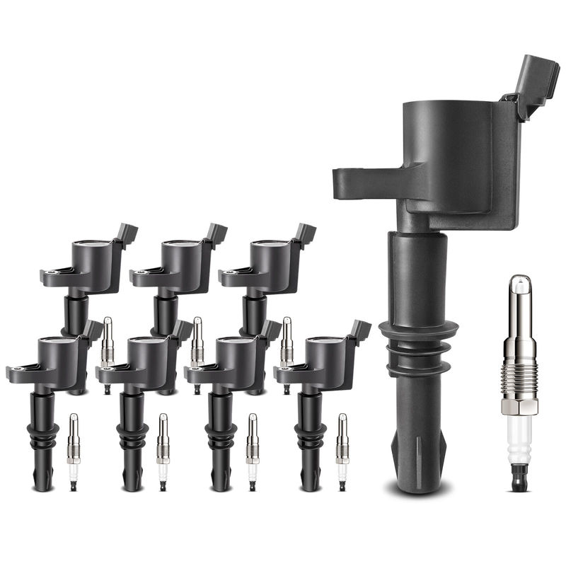 8x Ignition Coil & PLATINUM Spark Plug Kits for Ford F-150 Expedition 5.4L
