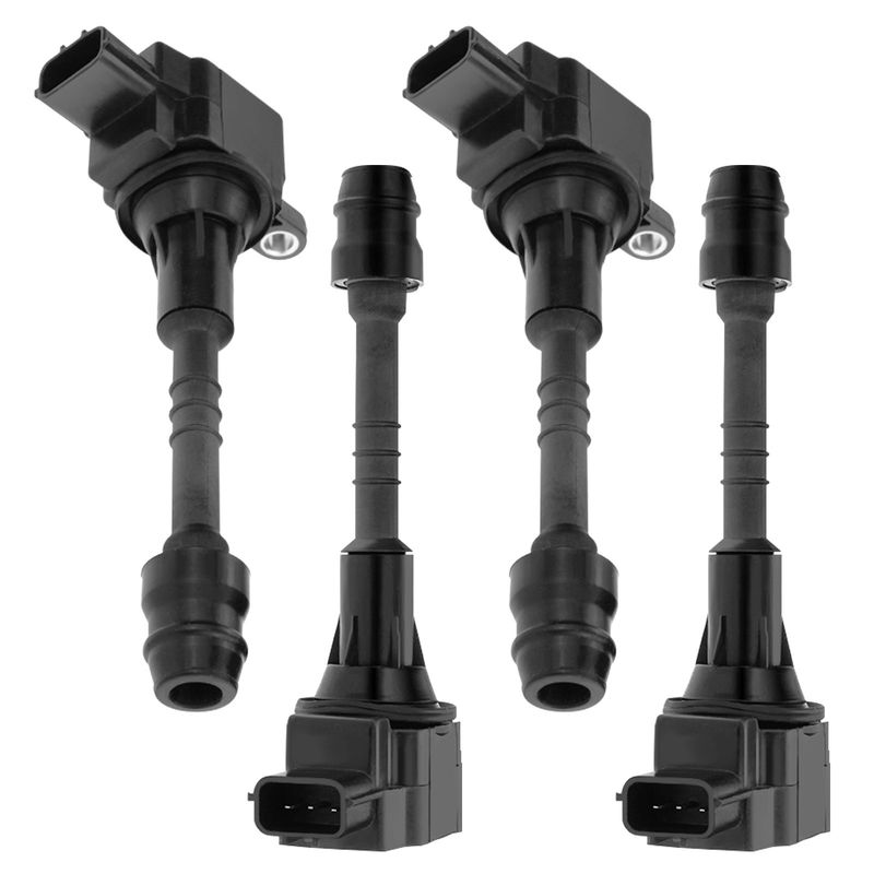 4x Ignition Coils with 3 Pins for Nissan Sentra 02-06 Almera 01-05 L4 1.8L