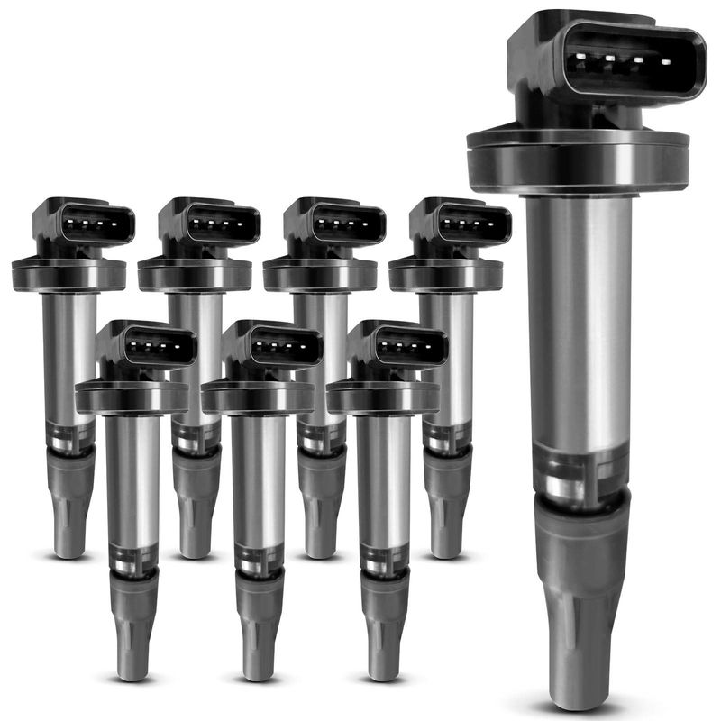 8x Ignition Coils with 4 Pins for Land Rover LR3 05-09 Range Rover Sport 06-09