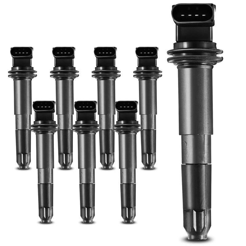 8x Ignition Coils with 4 Pins for Porsche Cayenne 2003 2004-2006 V8 4.5L