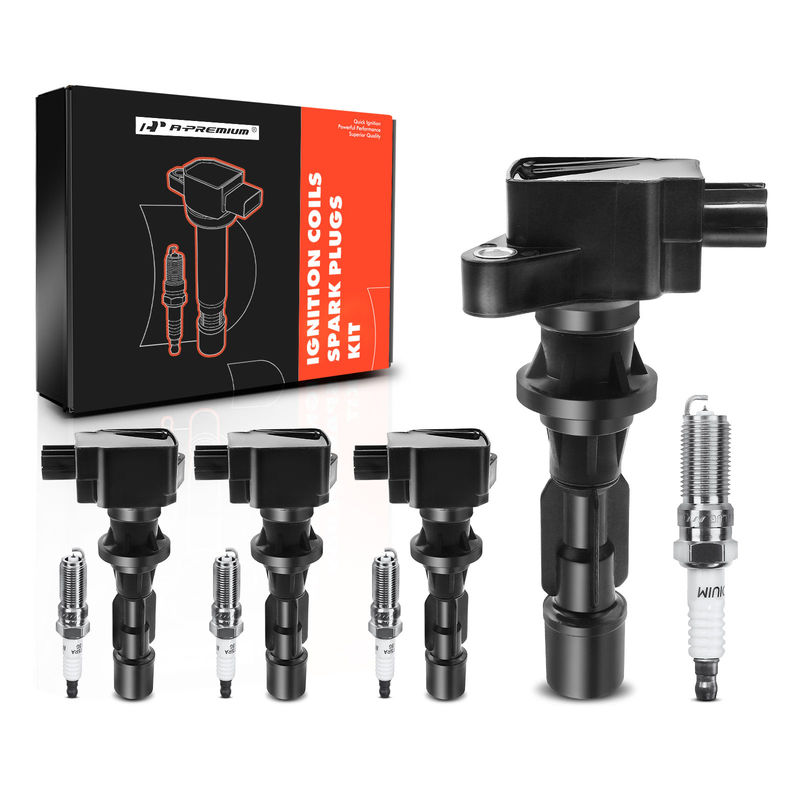 4x Ignition Coil & IRIDIUM Spark Plug Kits for Ford Fusion Mercury Milan 06-09