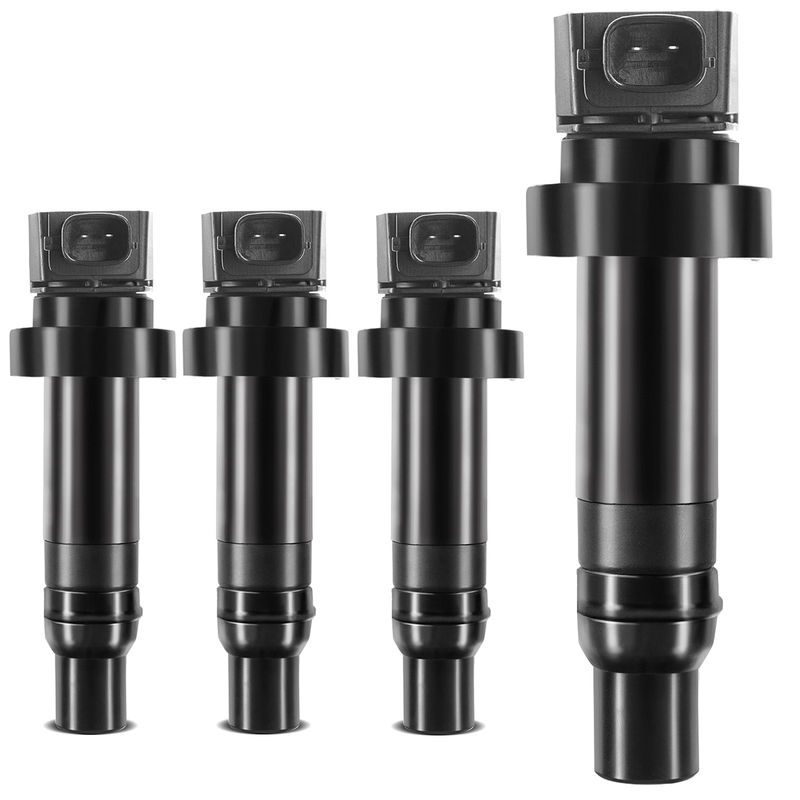 4x Ignition Coils with 2 Pins for Kia Soul 2010-2011 L4 1.6L Hatchback