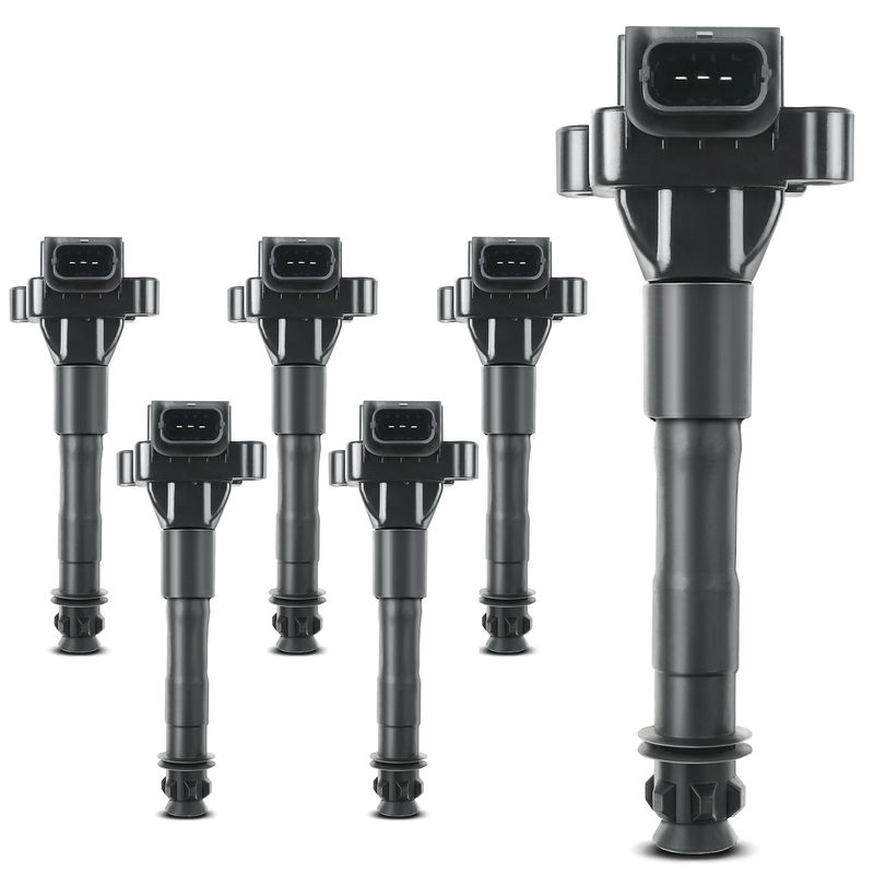 6x Ignition Coils with 3 Pins for Porsche 911 Boxster Cayman 2006-2008 H6