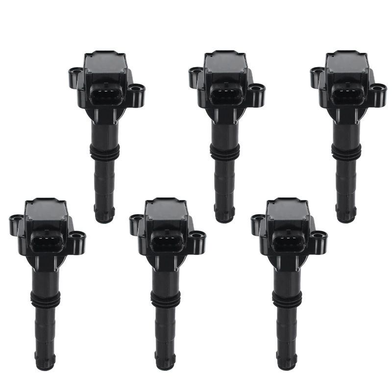 6x Ignition Coils with 3 Pins for Porsche Boxster 911 1999-2001 3.4L 2.7L 2.5L