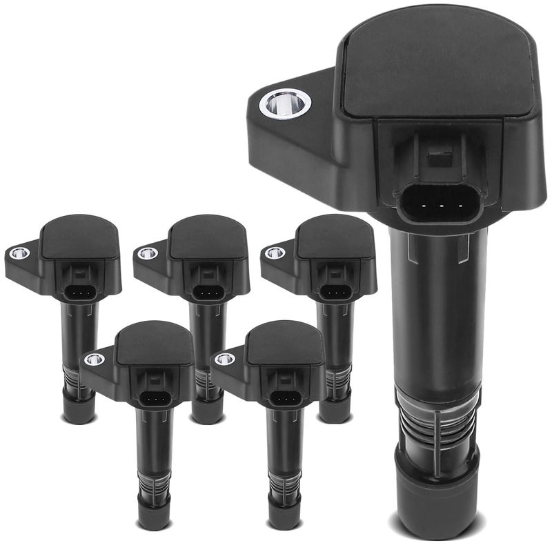 6x Ignition Coils for Acura MDX RDX ZDX Honda Pilot Ridgeline V6 3.5L V6 3.7L