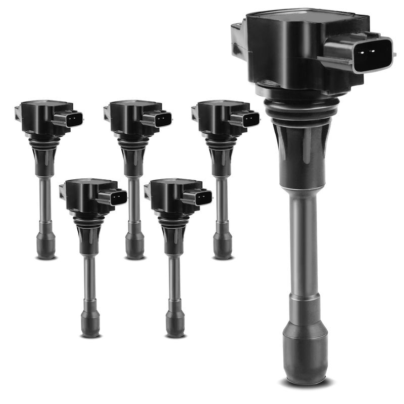 6x Ignition Coils with 3 Pins for Nissan Maxima Altima Pathfinder Infiniti EX35