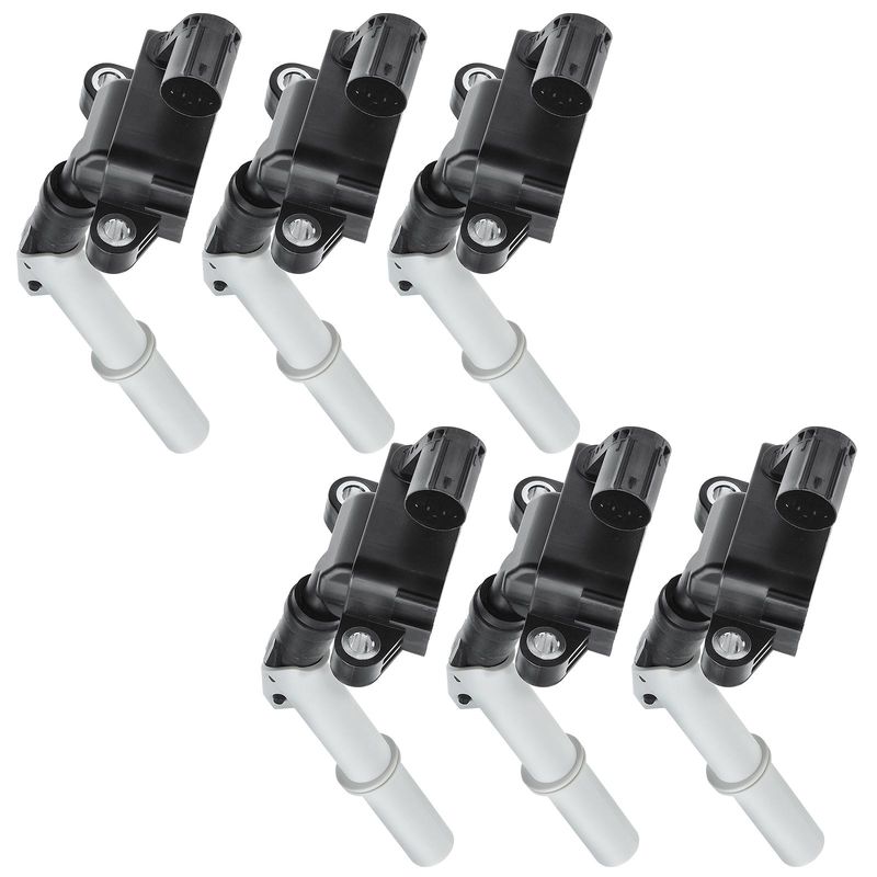6x Ignition Coils with 4 Pins for Mercedes-Benz W204 C300 C350 W212 E350 ML350