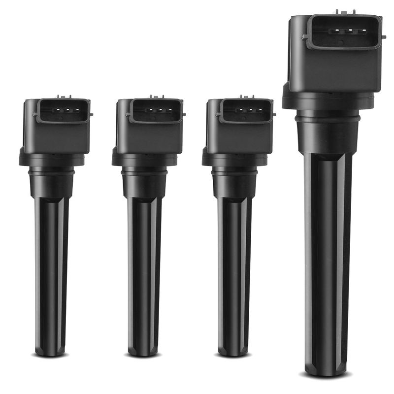 4x Ignition Coils with 3 Pins for Mitsubishi Lancer 2008-2012 L4 2.0L
