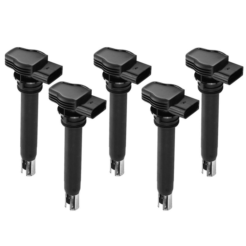 5x Ignition Coils with 4 Pins for Volkswagen Passat Jetta Beetle Rabbit Audi