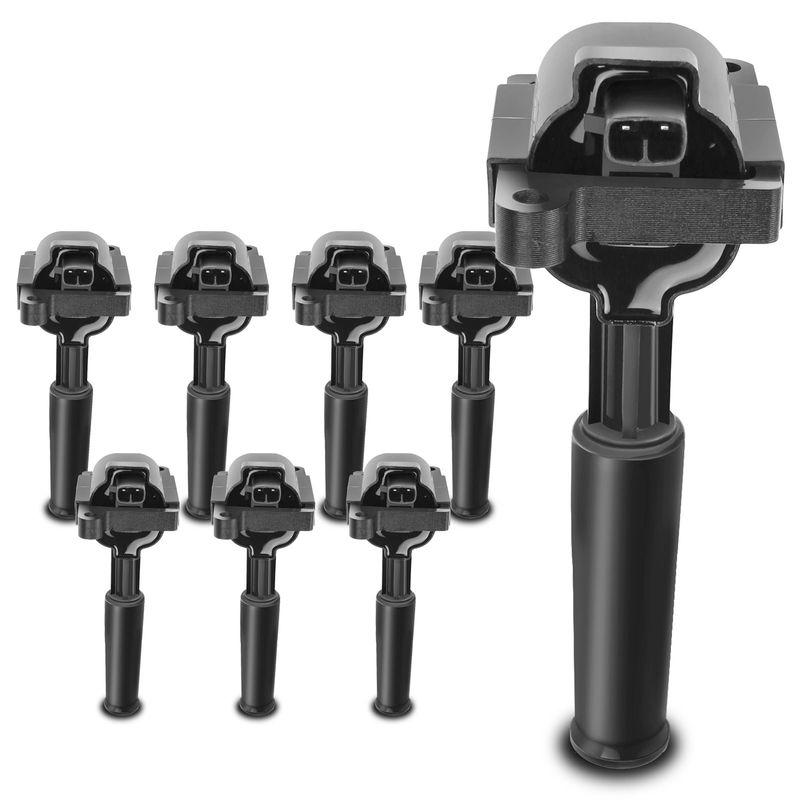 8x Ignition Coils with 2 Pins for Jaguar Vanden Plas XK8 97-99 XJR XJ8 1998 4.0L