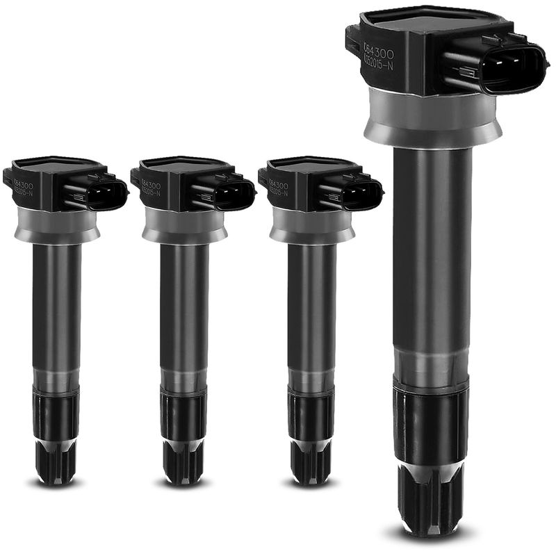 4x Ignition Coils with 2 Pins for Mitsubishi Galant 2009 Endeavor 2010-2011 3.8L