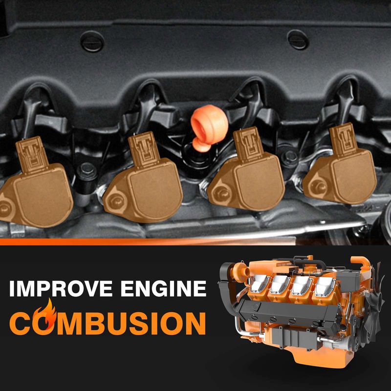 4x Ignition Coils with 2 Pins for Mitsubishi Galant 2009 Endeavor 2010-2011 3.8L