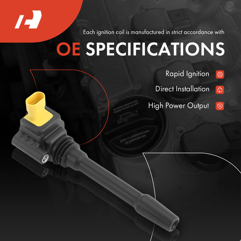 Ignition Coil for Fiat 124 Spider 2017-2020 L4 1.4L 3 Pins