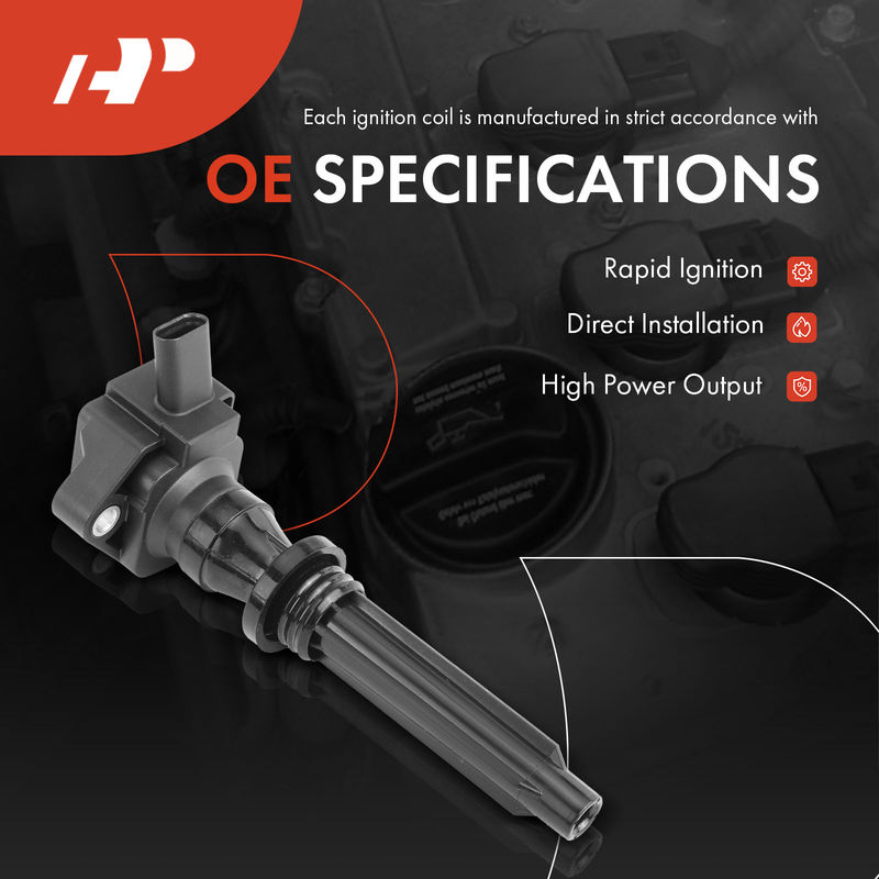 Ignition Coil for Jaguar F-Pace 17-20 F-Type 14-21 XE 17-19 XF XJ 13-19 V6 3.0L