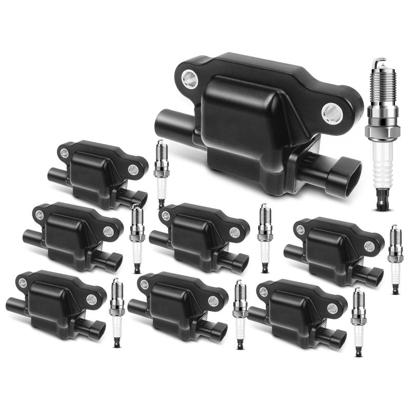 8x Ignition Coil & IRIDIUM Spark Plug Kits for Chevy Silverado 1500 07-13 GMC
