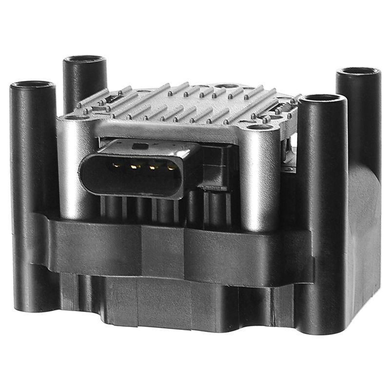 Ignition Coil with 4 Pins for Volkswagen Jetta Golf Beetle Seat 1.6L 1.8L 2.0L