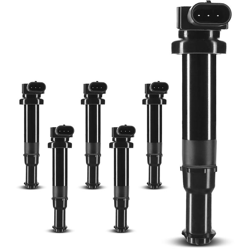 6x Ignition Coils with 3 Pins for Hyundai Santa Fe 07-09 Kia Optima 2006 V6 2.7L