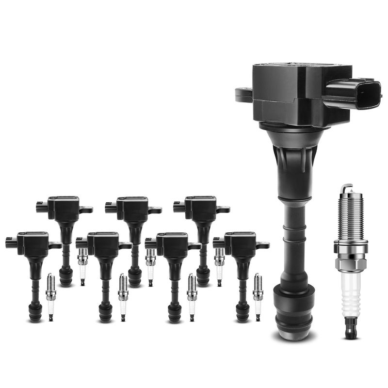 8x Ignition Coil & IRIDIUM Spark Plug Kits for Nissan Titan 04-07 Armada Infiniti
