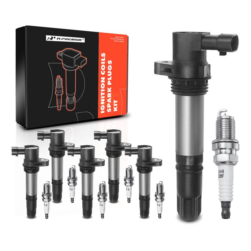 6x Ignition Coil & IRIDIUM Spark Plug Kits for Land Rover Freelander 03-05 2.5L