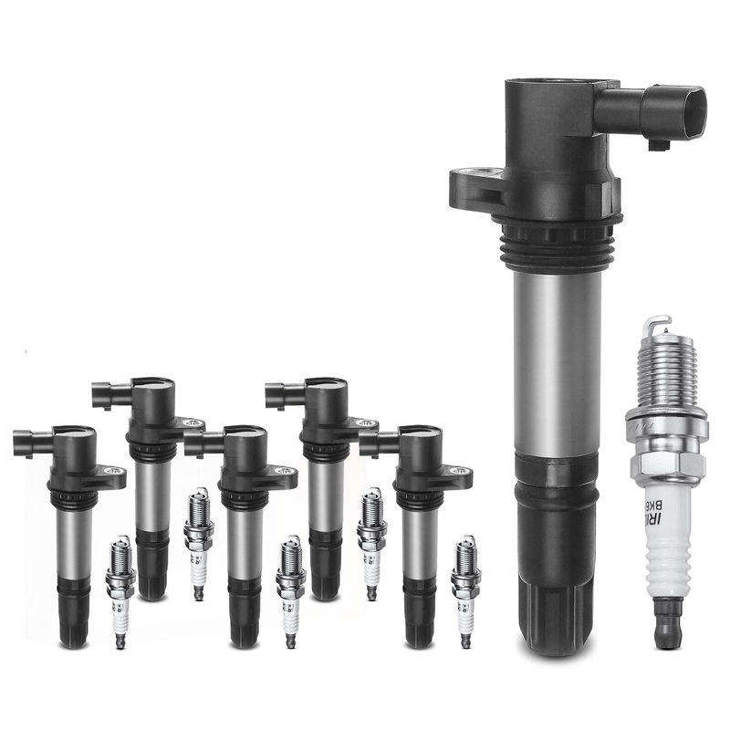 6x Ignition Coil & IRIDIUM Spark Plug Kits for Land Rover Freelander 03-05 2.5L