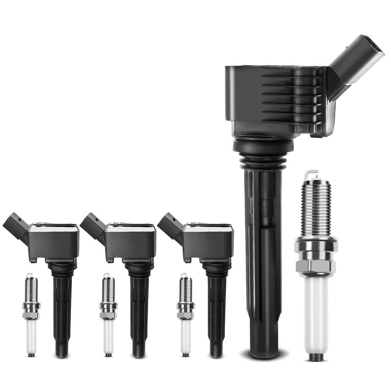 4x Ignition Coil & IRIDIUM Spark Plug Kits for Audi A3 A4 A6 Q5 VW Jetta Passat