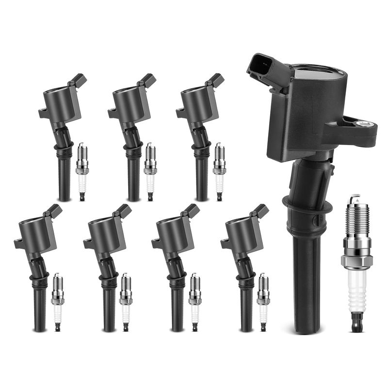 8x Ignition Coil & IRIDIUM Spark Plug Kits for Ford F-150 F-250 Super Duty 5.4L