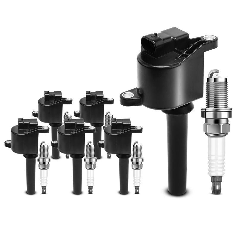 6x Black Ignition Coil & IRIDIUM Spark Plug Kits for Suzuki Verona Chevy 2004 2.5L