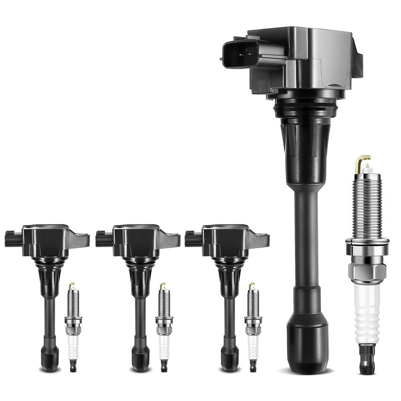 4x Ignition Coil & IRIDIUM Spark Plug Kits for Nissan Altima Sentra Rogue Versa