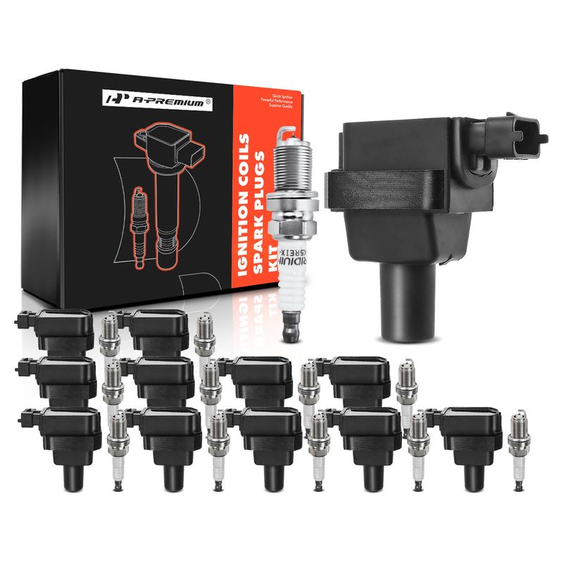 12x Ignition Coil & IRIDIUM Spark Plug Kit for Mercedes-Benz CL600 E420 SL500