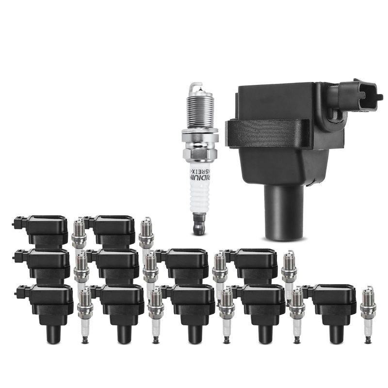 12x Ignition Coil & IRIDIUM Spark Plug Kit for Mercedes-Benz CL600 E420 SL500