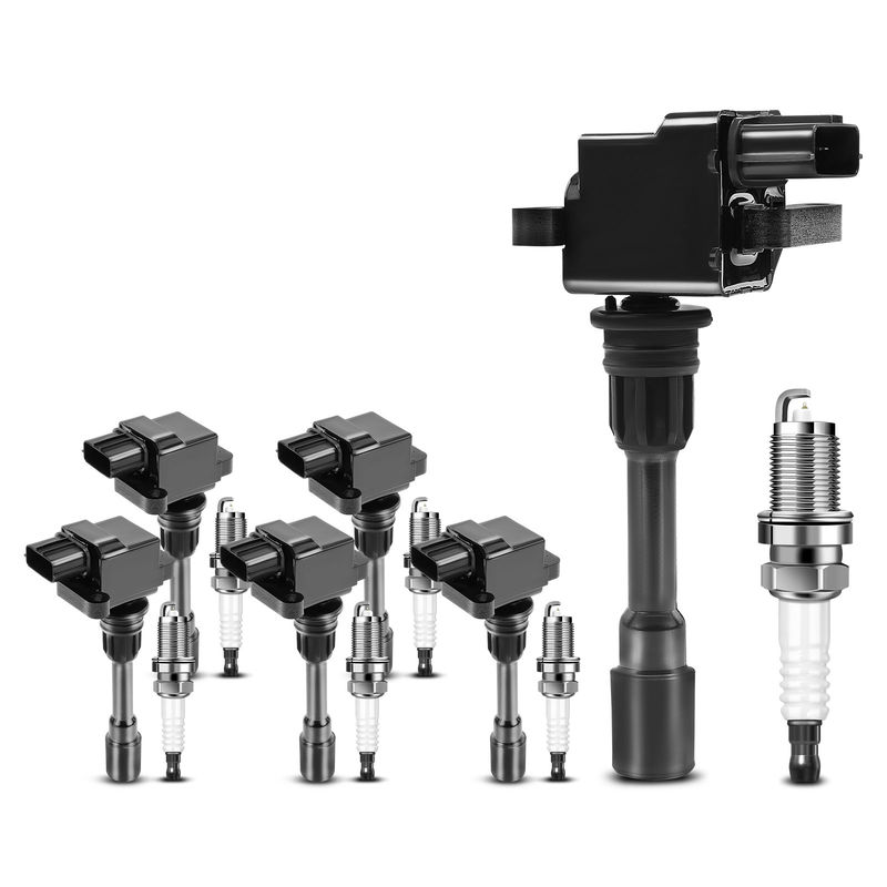 6x Black Ignition Coil & IRIDIUM Spark Plug Kits for Mazda Millenia 95-02 V6 2.3L