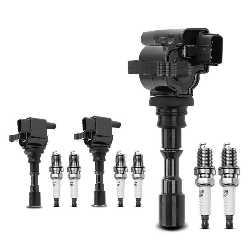 3x Black Ignition Coil & 6x IRIDIUM Spark Plug Kits for Kia Sorento LX EX V6 3.5L